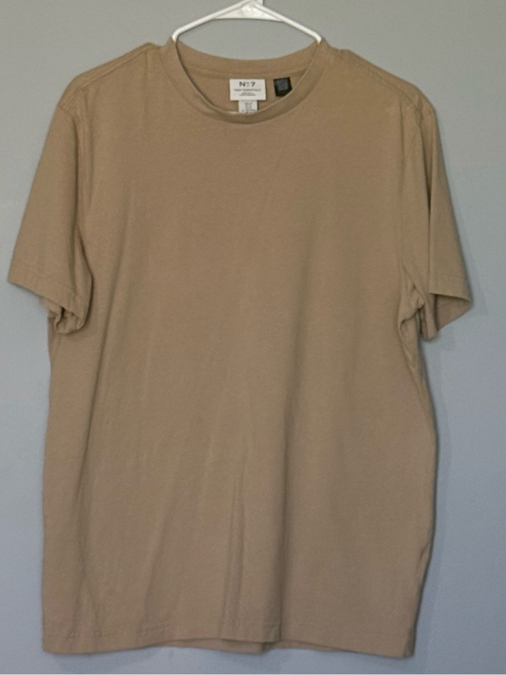 H&M Short Sleeve Crewneck T-Shirt - Tan size M